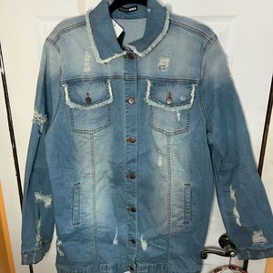 Plus Size Jean Jacket